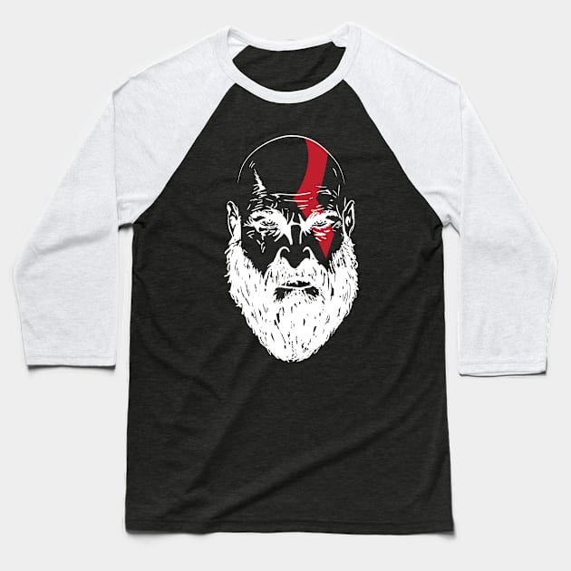 Kratos 2 Baseball T-Shirt by keithmagnaye